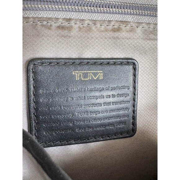 Tumi Womens Small Black Nylon Zip Compartment Voyageur Dori Backpack Bag Work - Picture 6 of 8